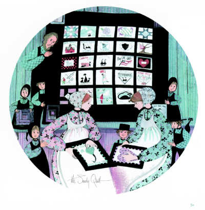 Society Quilt 1994 Members-Only Print Society Quilt 1994 Members-Only Print