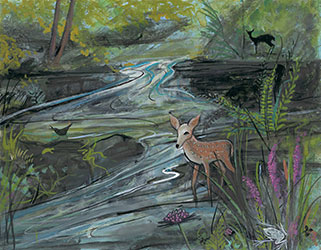 Cool Mountain Stream 2021 Members-Only Print Cool Mountain Stream 2021 Members-Only Print